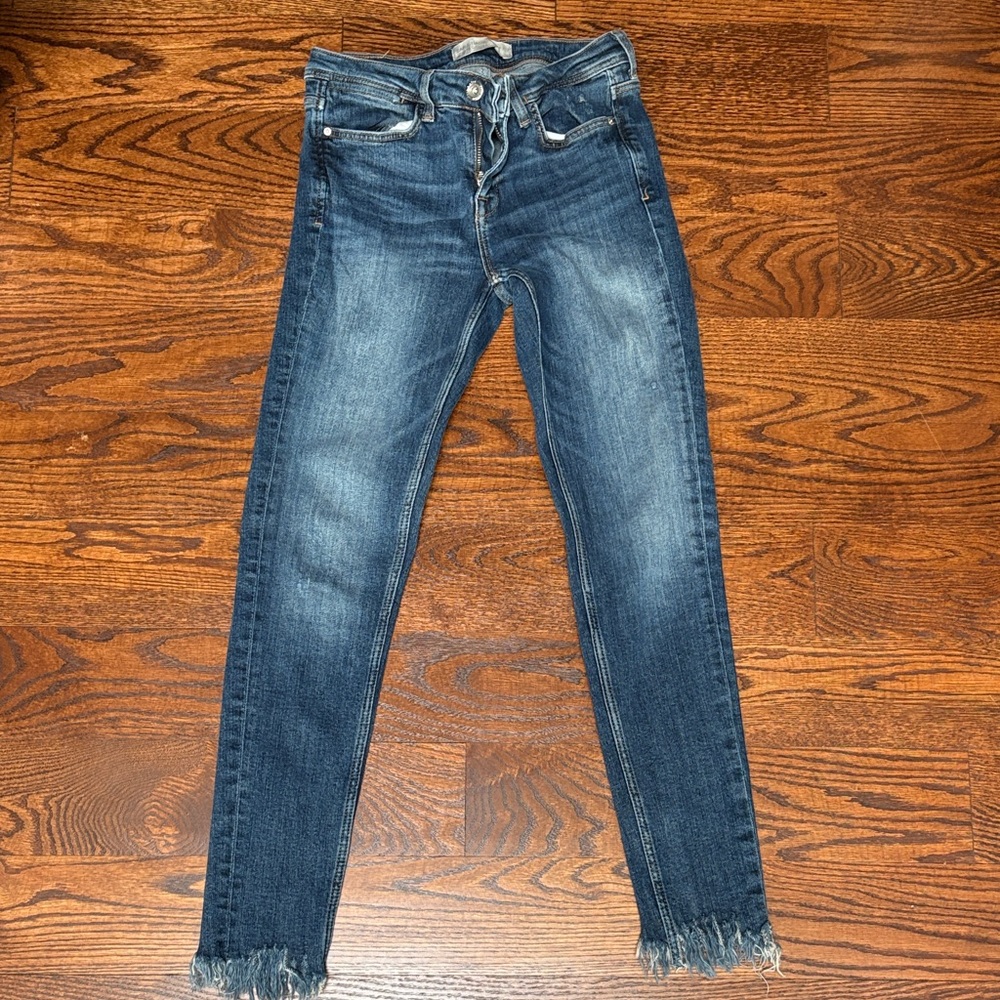 Zara Dark Blue Skinny Jeans